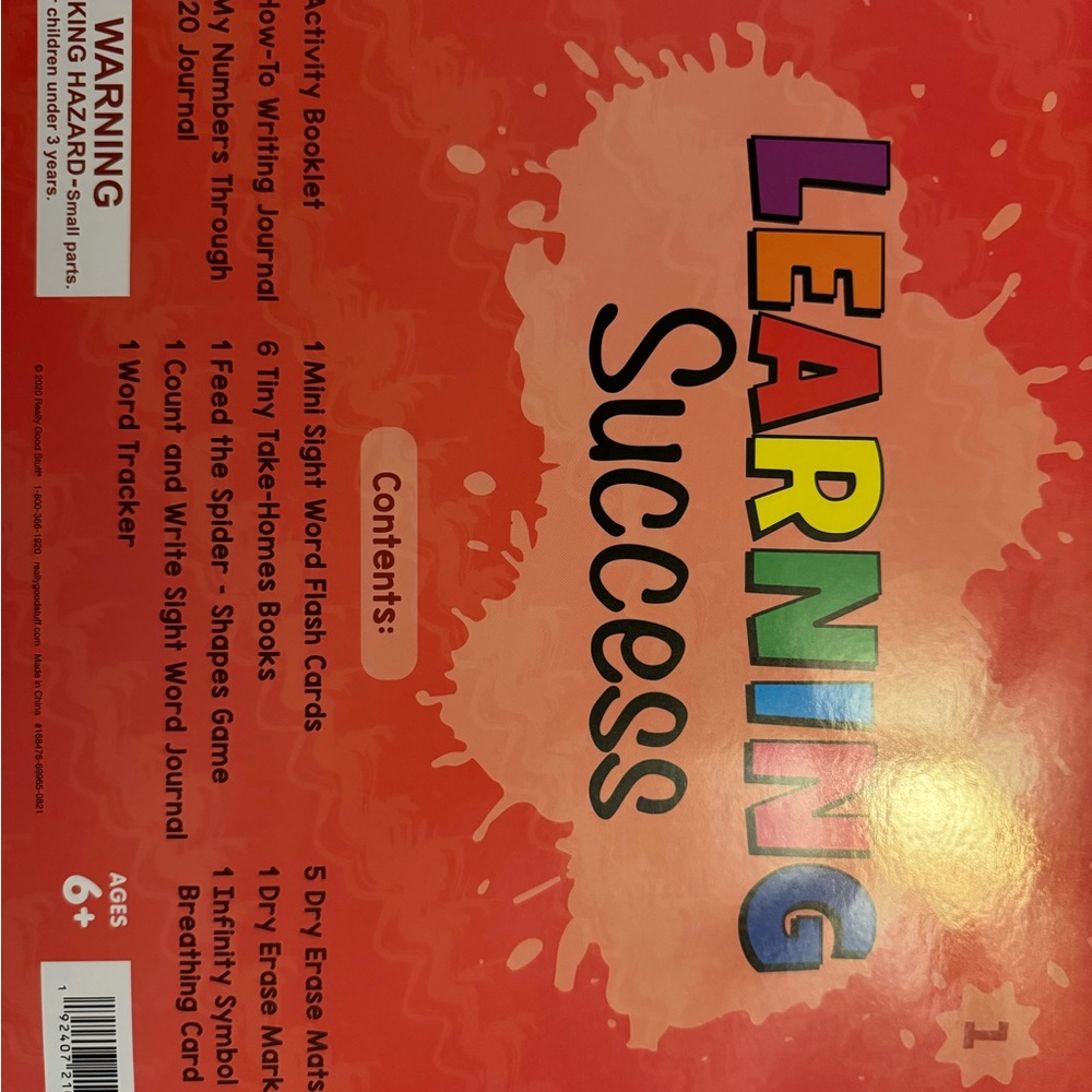 Scholastic learning kit for ages 3-5 - Picture 4 of 13